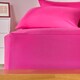 image 2 of OHS Plain Bed Sheet Microfibre Deep Fitted Soft | Pink | Hot Pink | King