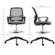 image 3 of Vinsetto Draughtsman Chair Tall Office Chair with Adjustable Height