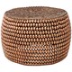 image 1 of Interiors by Premier Beaded Iron Copper Coffee Table Gold