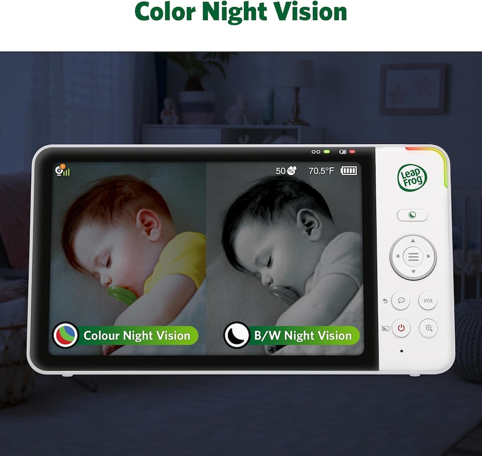 image 1 of LeapFrog LF920HD 7″ Video Baby Monitor with Colour Night Vision