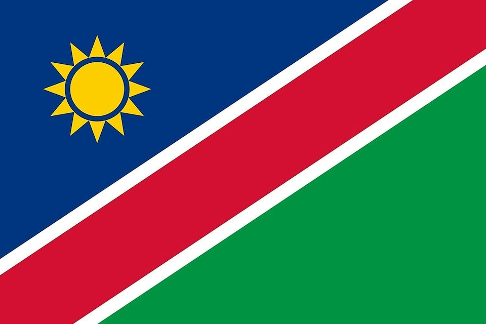 image 1 of 5x3ft Namibia Flag with Eyelets | Multi