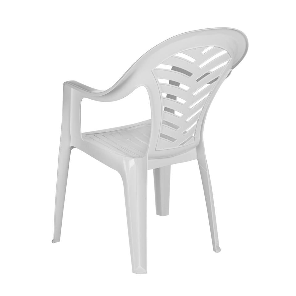 image 1 of Resol Palma Garden Dining Chairs - White - Pack of 2 | White | White