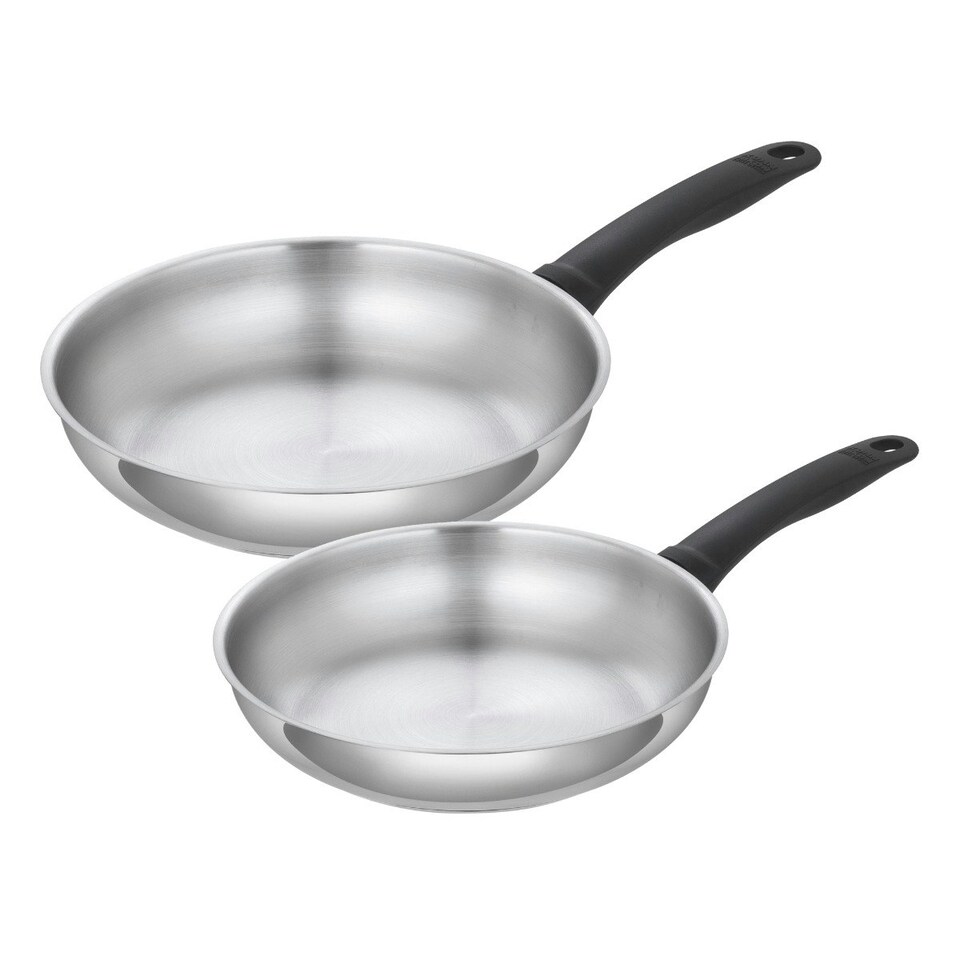 image 1 of CLASSIC Frying Pan Set uncoated 24cm/28cm