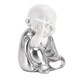 image 2 of Hestia White & Silver Buddha - Hand on Chin White | Silver