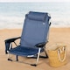 image 3 of Beach Chair Aktive Foldable Navy Blue 51 x 76 x 45 cm (2 Units) N/A