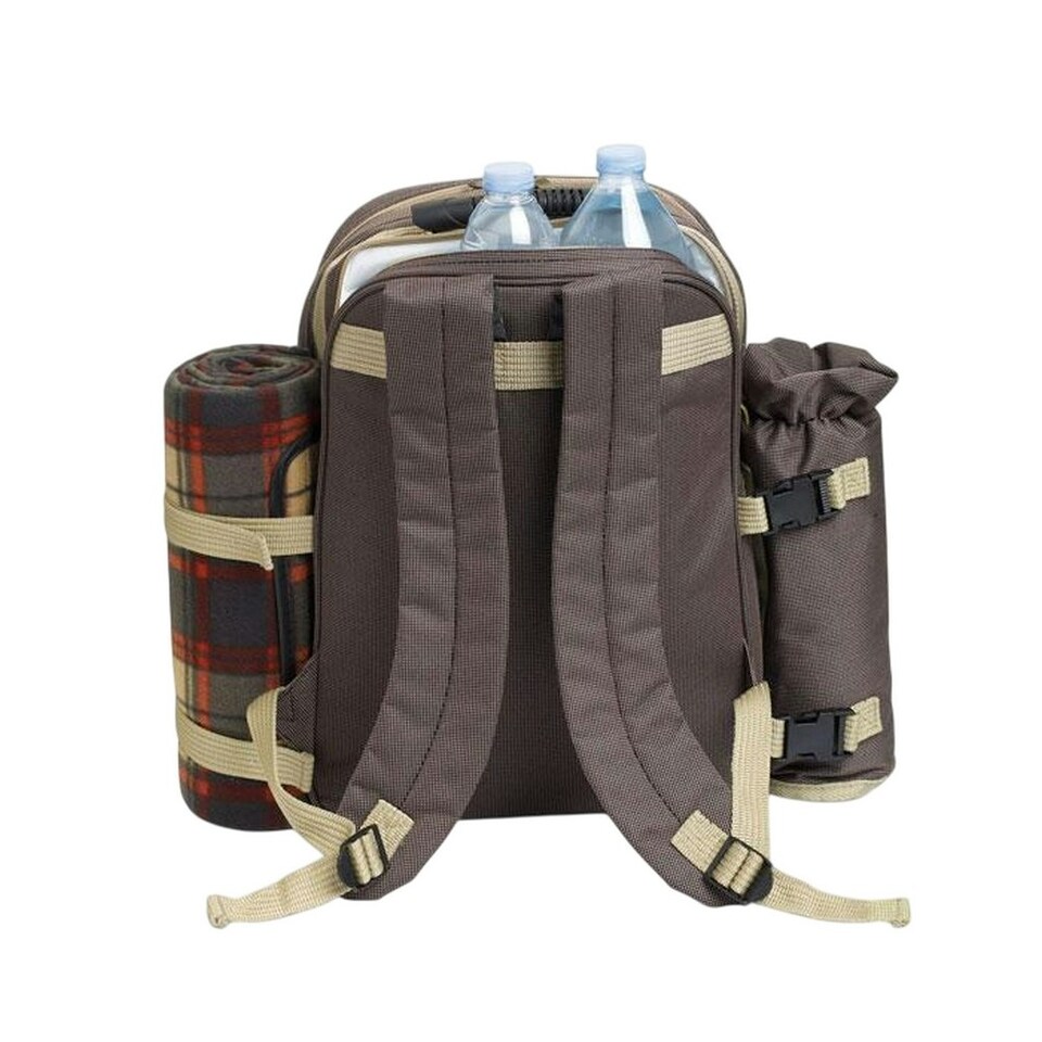 image 1 of MidOcean High Park Picnic Backpack - Brown - One Size Brown