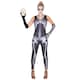 image 1 of Womens Skeleton Jumpsuit Costume | Black | black | L | 1