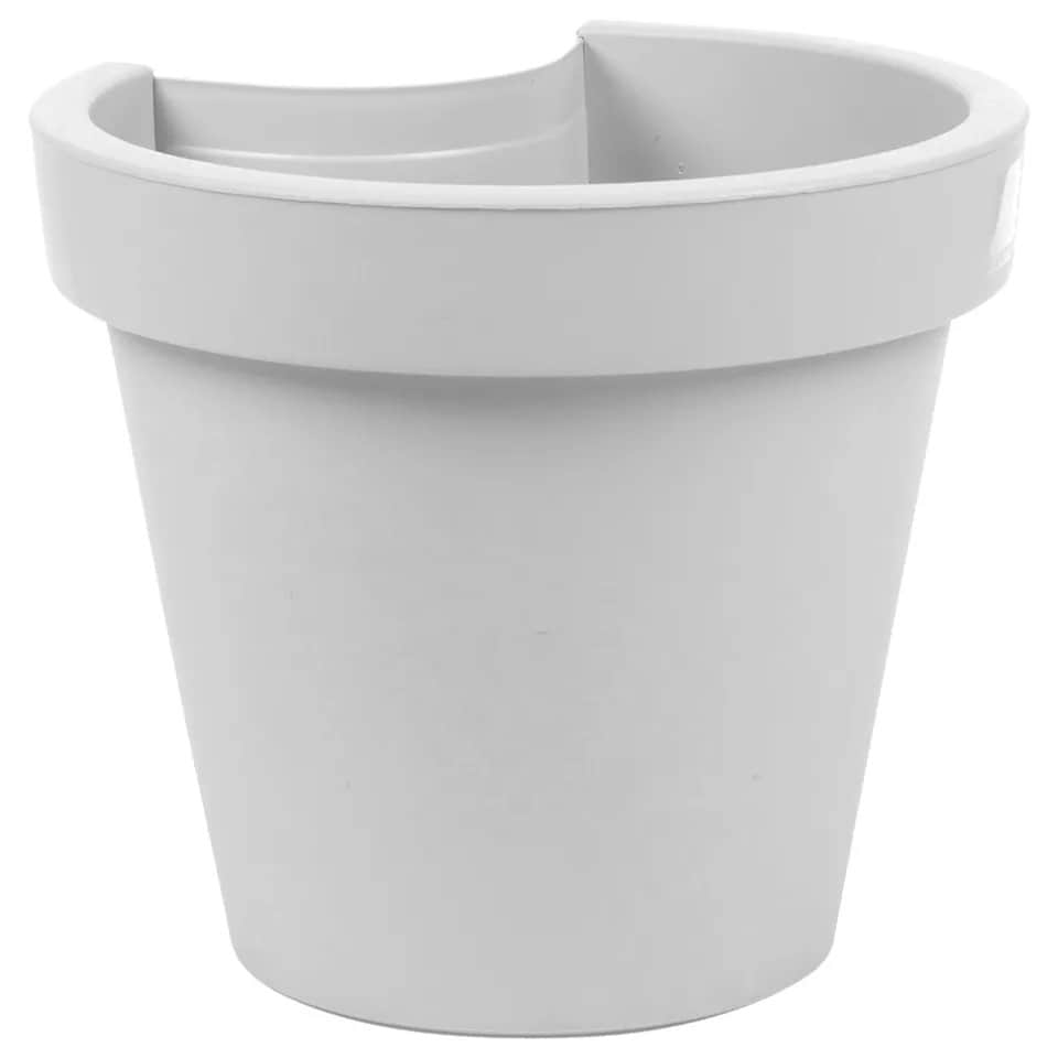 image 1 of Adjustable Drain Pipe Flower Pot Holder | White | 1