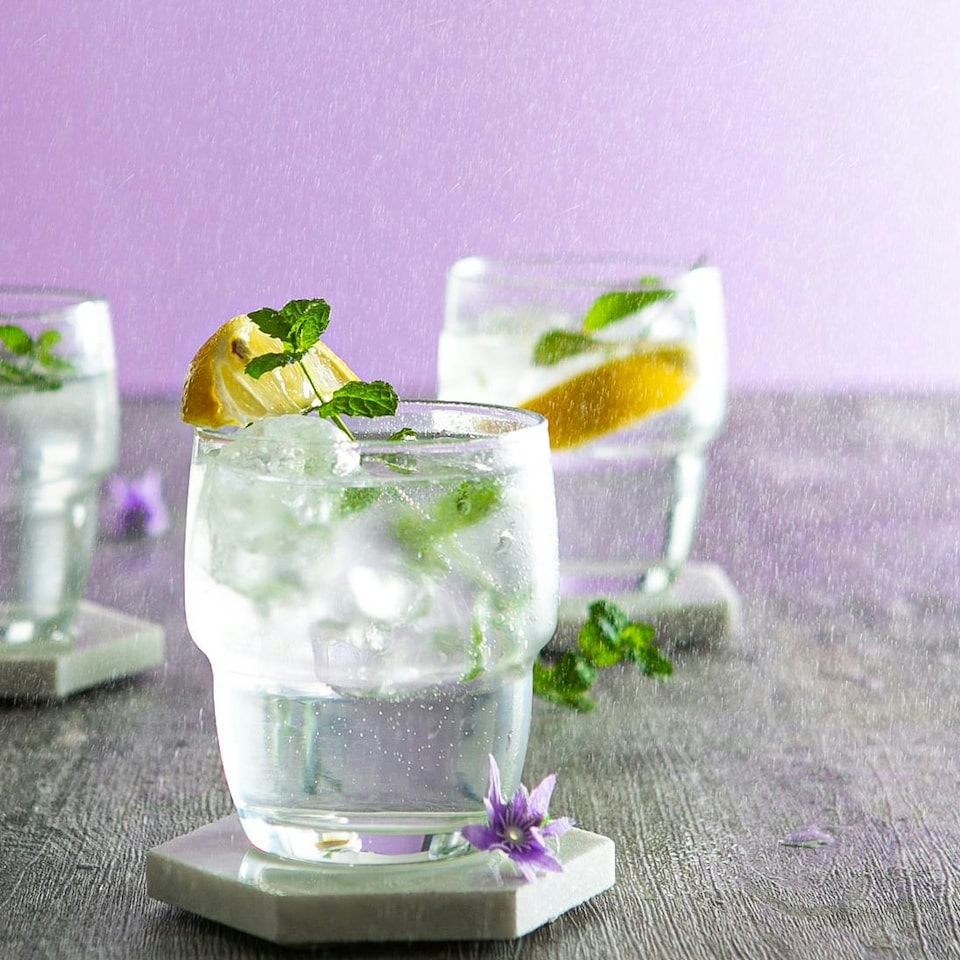 image 1 of LAV Galata Stacking Tumbler Glasses - 285ml - Clear - Pack of 6 Clear