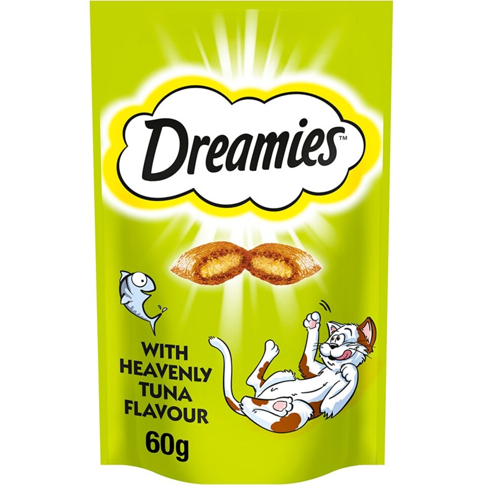 image 1 of Dreamies Cat Treats Tuna 8 x 60g