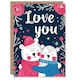 image 1 of Mothers Day Card Love You Hugs Jumpers Bear Mum Card