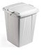 image 2 of Durable 90L Waste Bin Grey | Square Recycling Bin | Food Bin | DURABIN | Grey