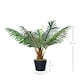 image 3 of Outsunny 60cm/2FT Artificial Palm Tree Fake Plant in Pot Indoor Décor