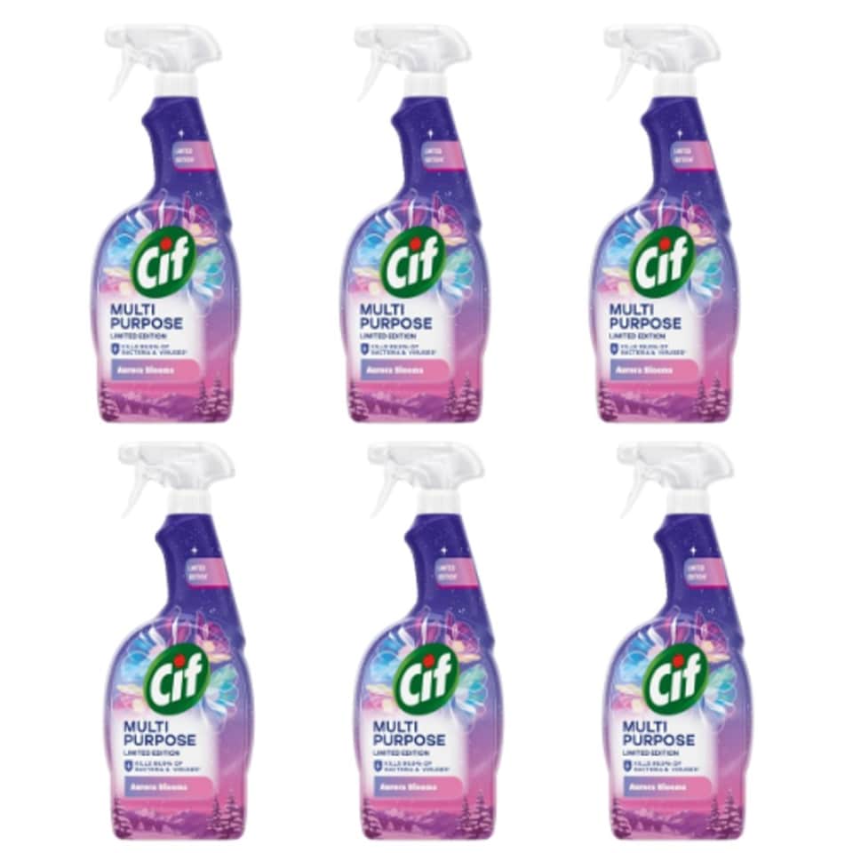 image 1 of Cif Antibacterial Spray Aurora Blooms Winter 750ml | Purple | 1 - Purple | 750ml | 1