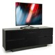 image 1 of Centurion Supports AVITUS ULTRA Remote Friendly BeamThru Gloss Black with 4-Black Drawers 32"-65" Flat Screen TV Cabinet Black