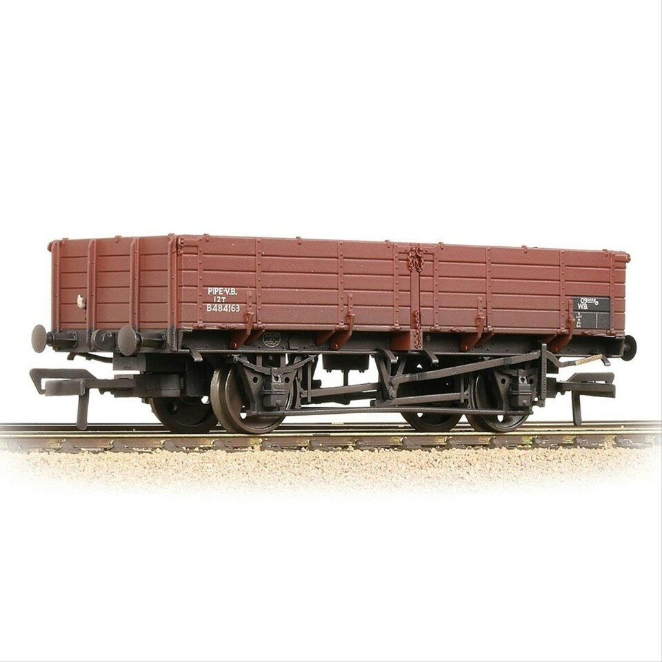 Bachmann 12t Pipe Wagon BR Late Bauxite Weathered