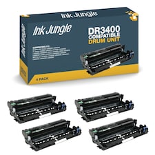 4x Compatible Brother DR3400 Drum Units N/A
