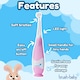 image 5 of Brush Baby BabySonicÂ® Pink Electric Toothbrush for Toddlers