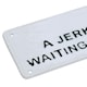 image 3 of Fishing Jerk On One End Of Line Sign Plaque Cast Iron Garden Wall Door House