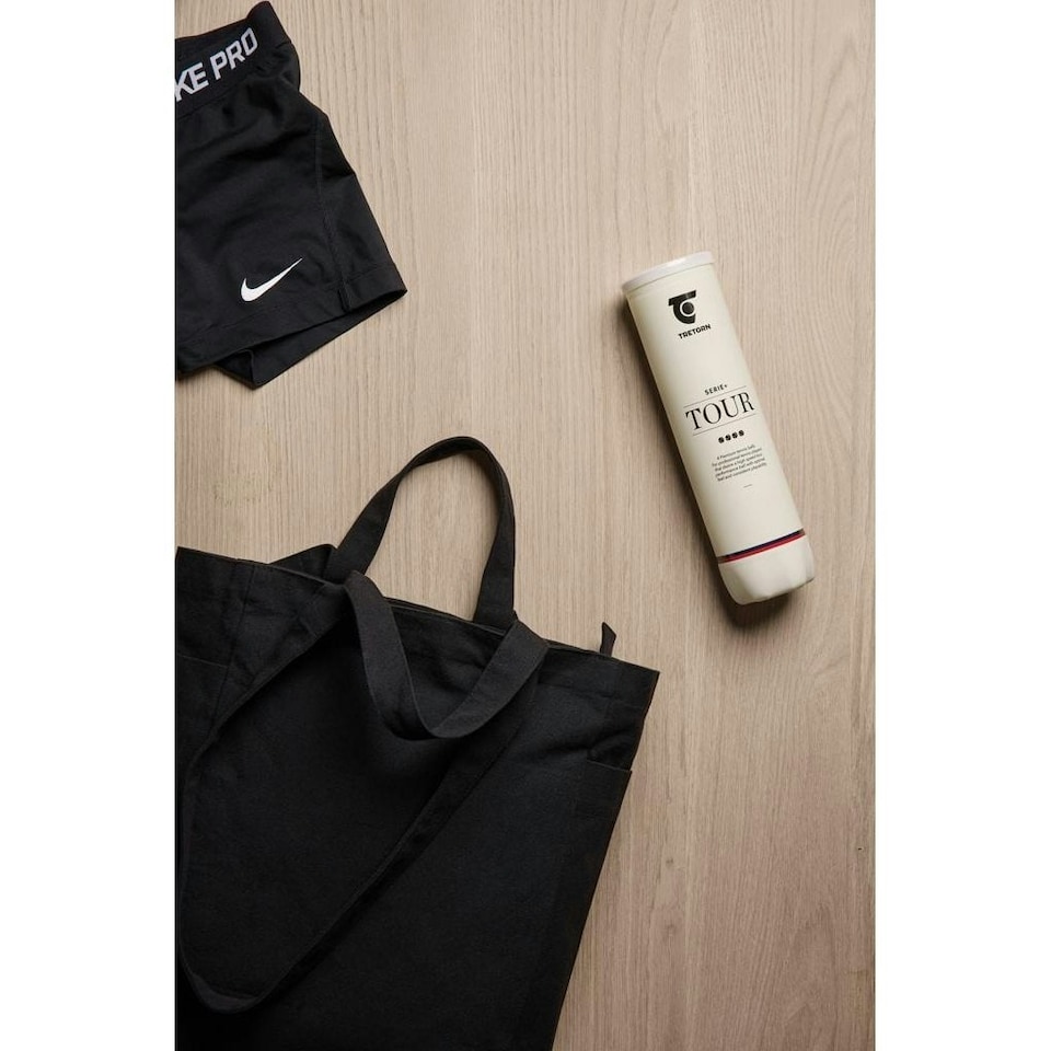 image 1 of Vinga Hilo Aware Recycled Canvas Zipped Tote Bag - Black - One Size | Black