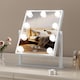 image 4 of Neo Hollywood Vanity Touch Mirror with 9 LED Bulbs Lights Makeup Lighted 360° Rotation 3 Colour Dimmable Lighting Modes