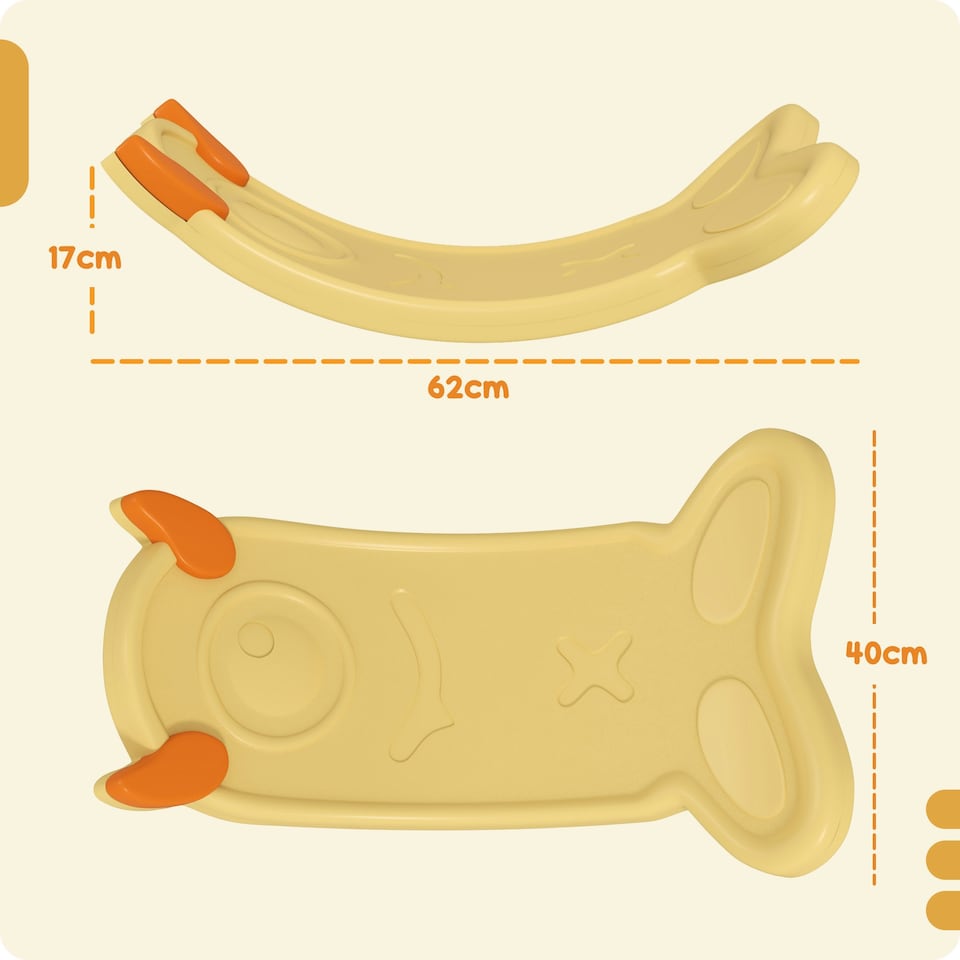 image 1 of AIYAPLAY Balance Board for Kids Balance Training & Sensory Play, Yellow