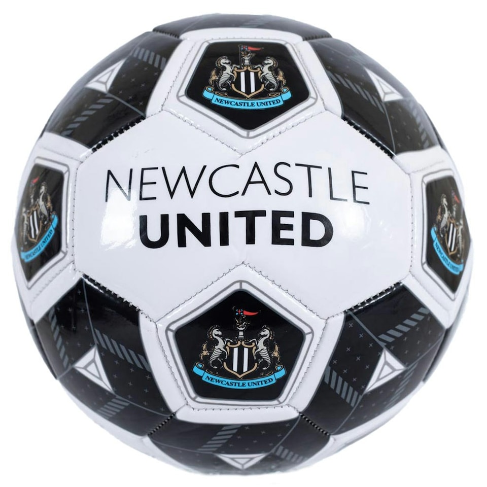 image 1 of Newcastle United FC Hexagon Football - Black/White/Blue/Gold - 3