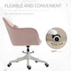 image 5 of Vinsetto Office Chair with Rechargeable Vibration Massage Lumbar Pillow, Wheels