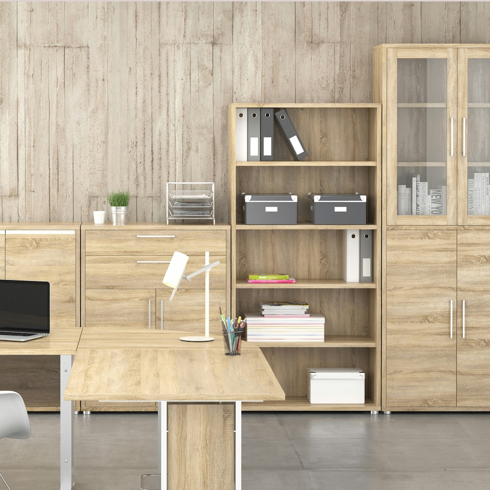 image 1 of Prima Bookcase 4 Shelves in Oak