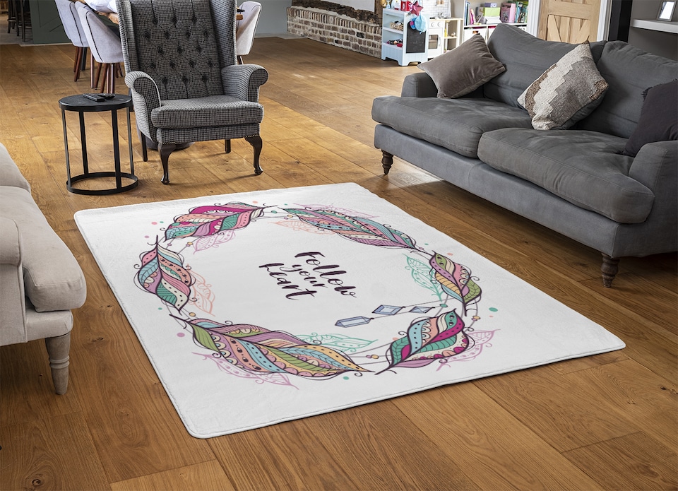 image 1 of Follow Your Heart Rug | Multi