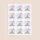 image 3 of Can't Wait to See Gender Reveal Round Stickers 60mm - Sheet of 12