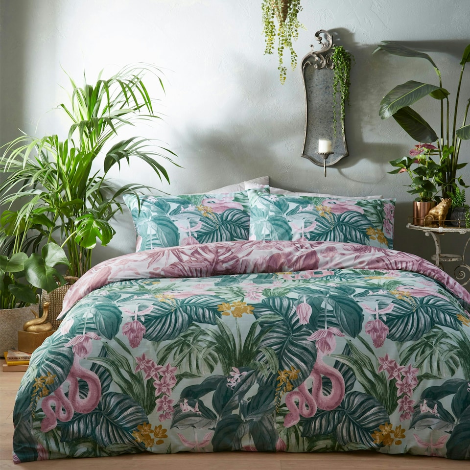 image 1 of furn. Medinilla Tropical Double Duvet Cover Set