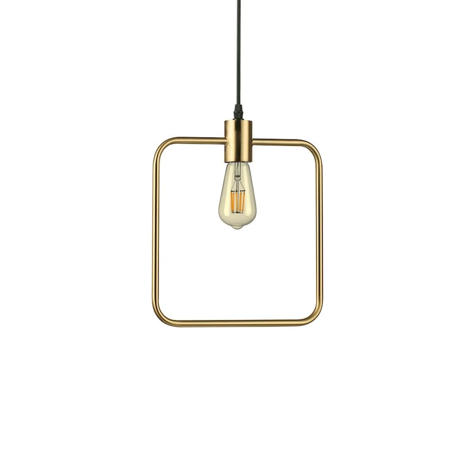 image 1 of Abc 1 Light Ceiling Pendant Antique Brass, E27