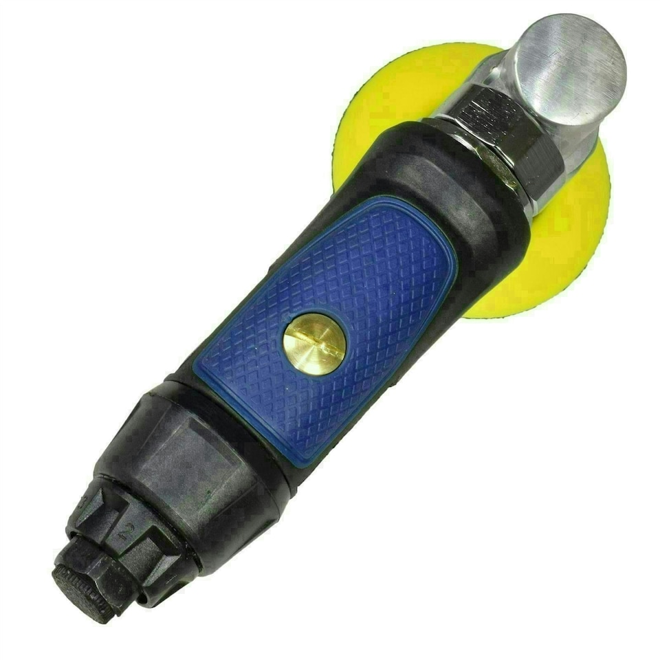 image 1 of 3" 75mm Air Angle Sander Grinder Polisher Sanding and 100 pack mixed discs