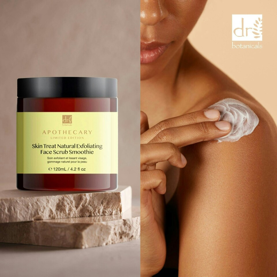image 1 of Dr Botanicals Skin Treat Natural Exfoliating Face Scrub Smoothie 120ml