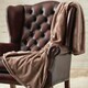 image 3 of Extra Soft Warm Large Luxury Thermal Fleece Throw Blanket - 180 x 200 cm Grey