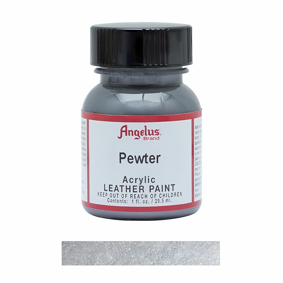 image 1 of Angelus Metallic Leather Paint for Sneaker Customs and Shoes 1oz