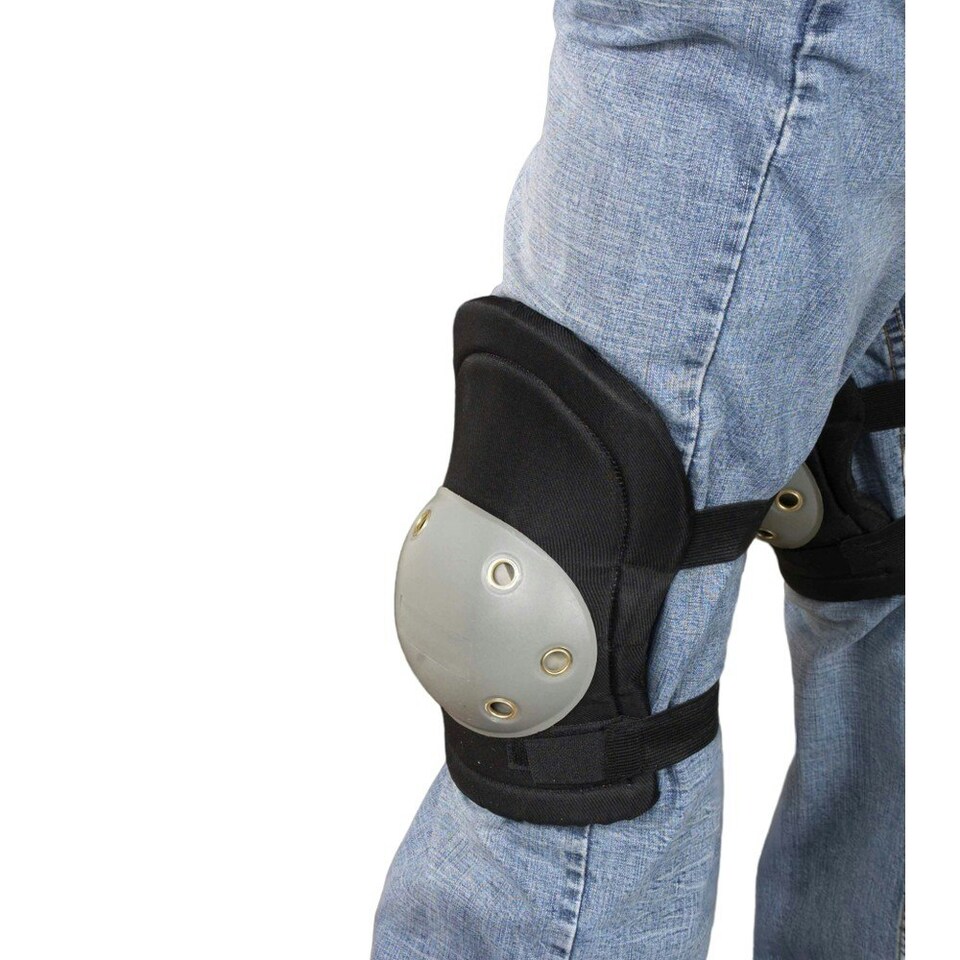 Glenwear Hard Cap Knee Pads Set - Black - 260mm x 90mm x 365mm