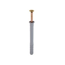 Jcp Fixings Nylon Hammer Screws Zyp 6 x 60mm Box of 100