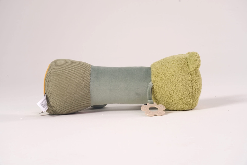 image 1 of MiniDream Tummy Time Roller - Jungle Green