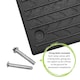 image 7 of Nicoman Rubber Kerb Ramp 1000kg Capacity for Cars, Motorbikes, Sheds, Driveways | Black