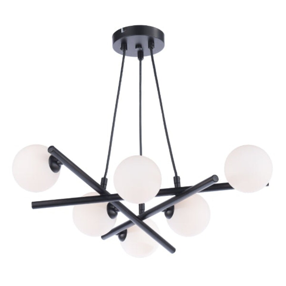 image 1 of Pedro 6 Light Pendant Ceiling Light Black