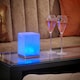 image 8 of Omniance Delphine Rechargeable Wireless Table Lamp with Remote | Cream