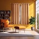 image 4 of Orange Lined Blackout Eyelet Curtains - 46 x 54 Inch Drop - 2 Panel | Orange | One Size