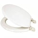 image 4 of Marco Paul White Plastic Oval Toilet Seat 17" White