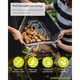 image 4 of GUSTA GARDEN Paul Potato Potato Tower 3-Tier anthracite - Raised Bed Potato Tower - Garden & Balcony - Pest protection - 0.2m² -42L Soil Capacity