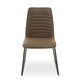 image 1 of Interiors by Premier Foundry Brown Leather Effect Chair, Easy to Clean Outdoor Chair, Body Supportive High Back Accent Chair