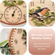 image 7 of Marco Paul 30cm Robin Garden Clocks with Thermometer N/A
