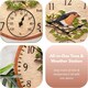 image 7 of Marco Paul 30cm Robin Garden Clocks with Thermometer | Multi