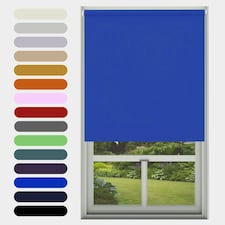 Blackout Roller Blind 240cm x 160cm Blue | Electric Blue